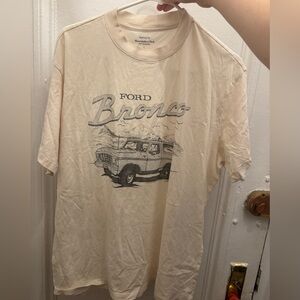 A&F Ford Bronco Cream T-Shirt, Large